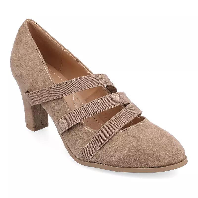Journee Loren Womens High Heels Blue Product Image