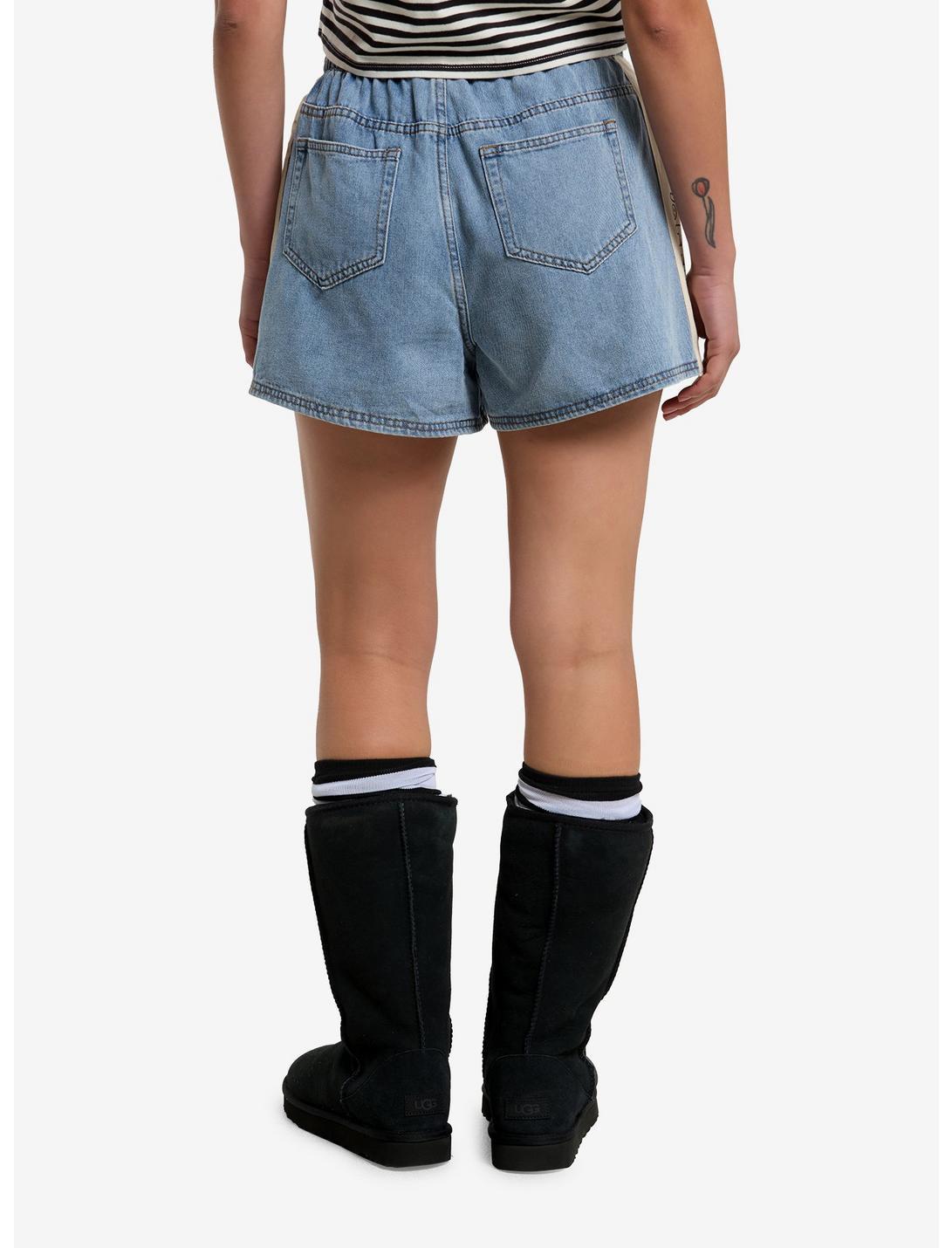 Her Universe Studio Ghibli® My Neighbor Totoro Drawcord Denim Shorts Product Image