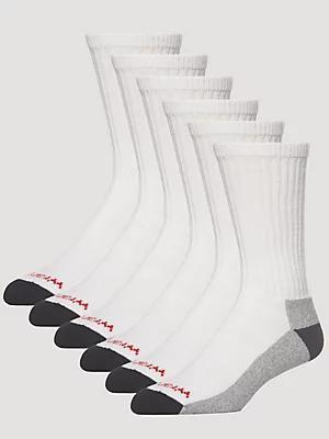 RIGGS Workwear® Ultra Dry Crew Sock (6-Pack) | Men's ACCESSORIES | Wrangler® Product Image
