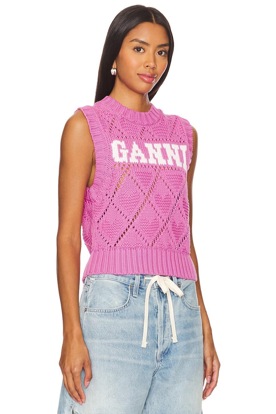 Rope Short Vest Ganni Product Image