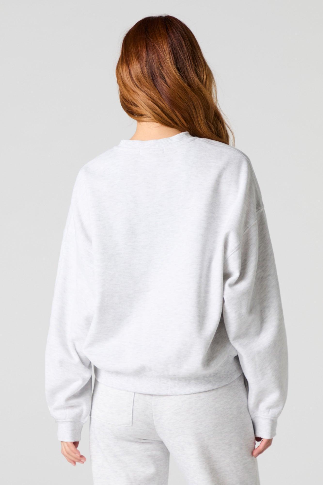 7 Pool Ball Graphic Fleece Sweatshirt Female Product Image