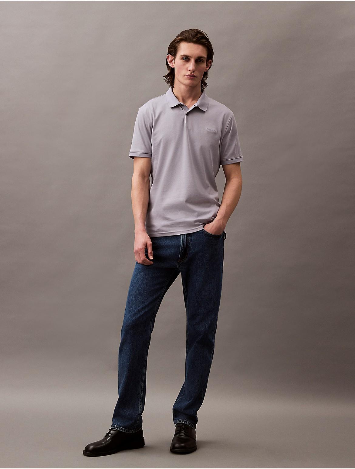 Calvin Klein Men's Liquid Touch Polo Shirt - Green - XXL Product Image