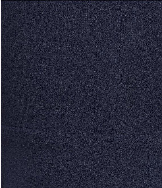 B. Darlin V-Neck Ruched Bodice Double Hem Dress Product Image