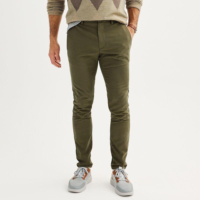 Men's Apt. 9® Tech Pants, Size: 36X34, Olive Green Product Image