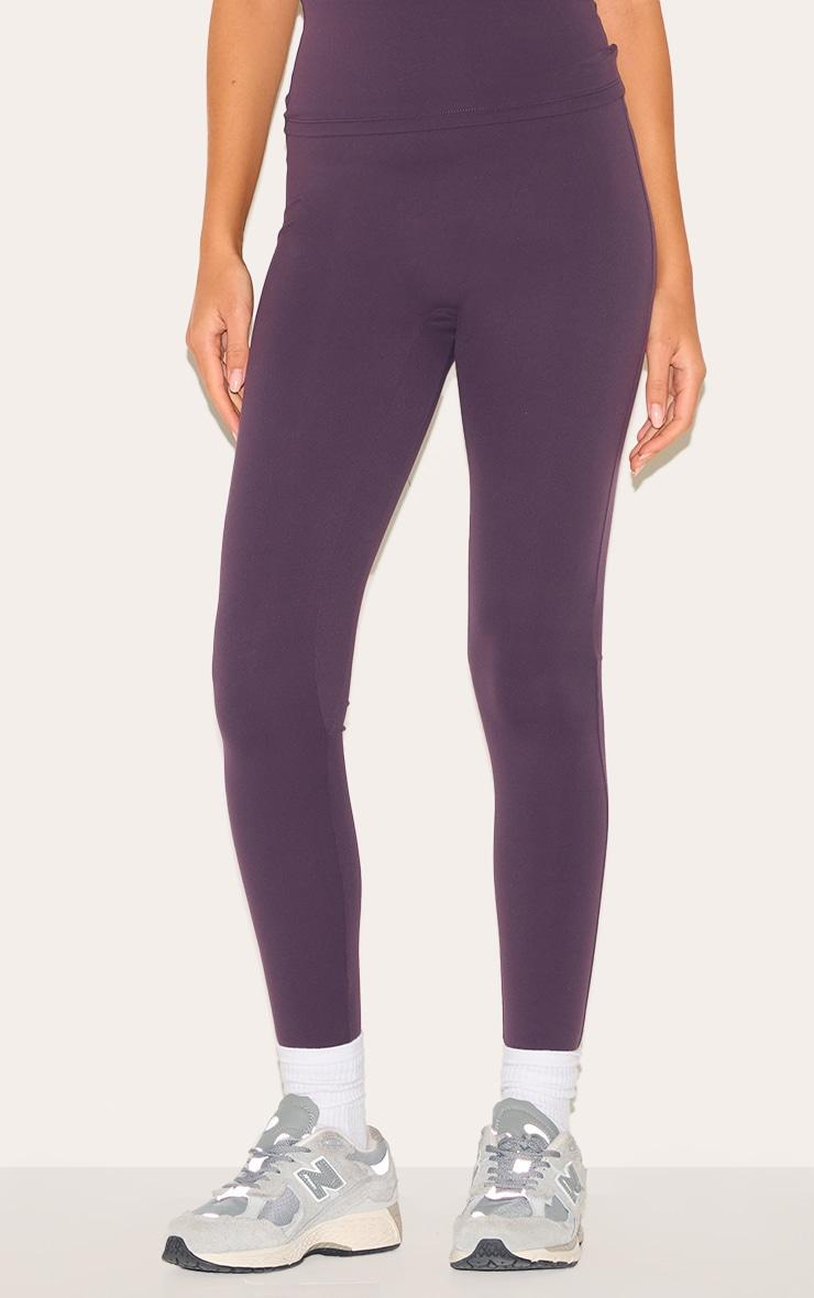 Dark Plum Sculpt Super High Waist Leggings Product Image
