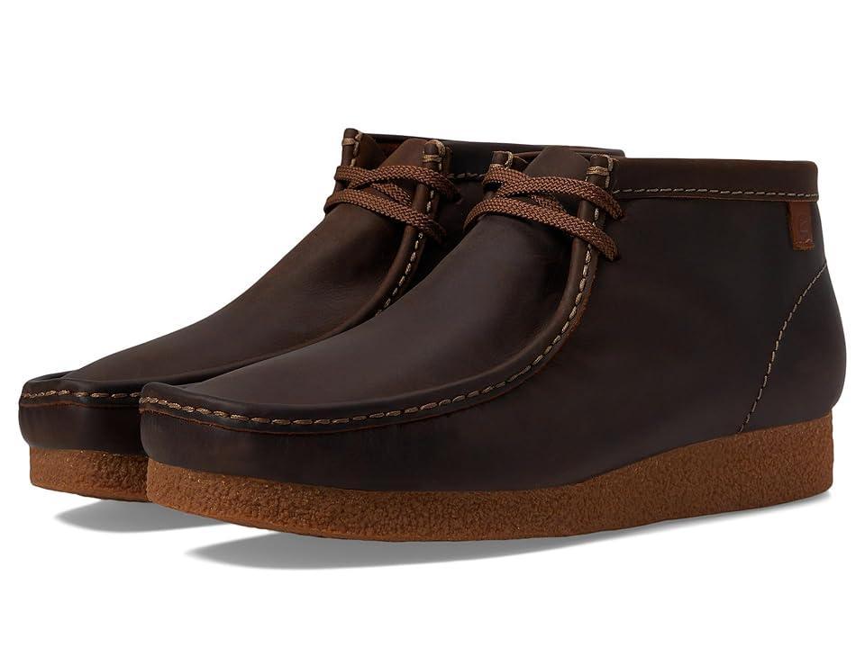 Clarks® Shacre Men's Leather Chukka Boots, Size: 8.5, Black Product Image