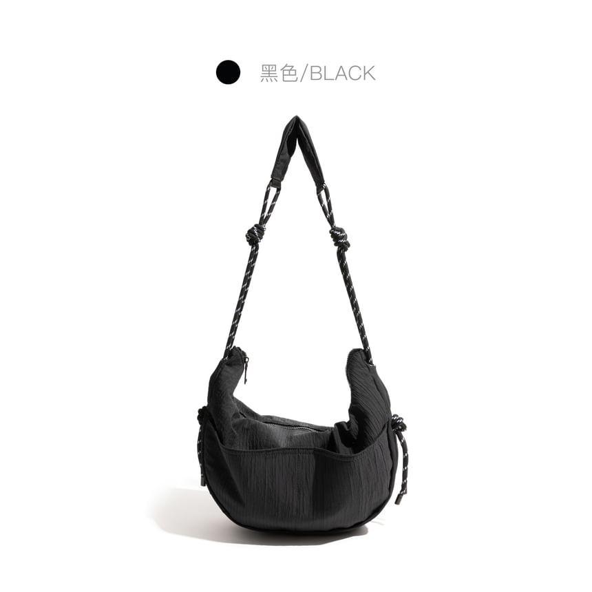 Plain Drawstring Crossbody Bag Product Image