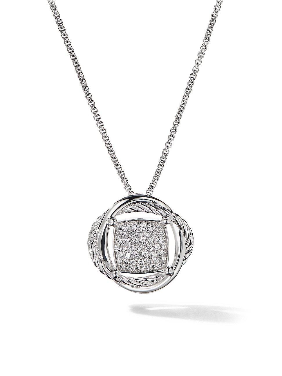David Yurman Infinity Pendant with Diamonds on Chain Product Image