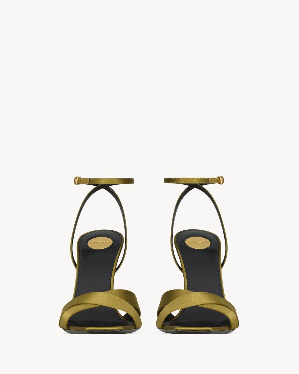 lucienne wedges in satin crepe Product Image