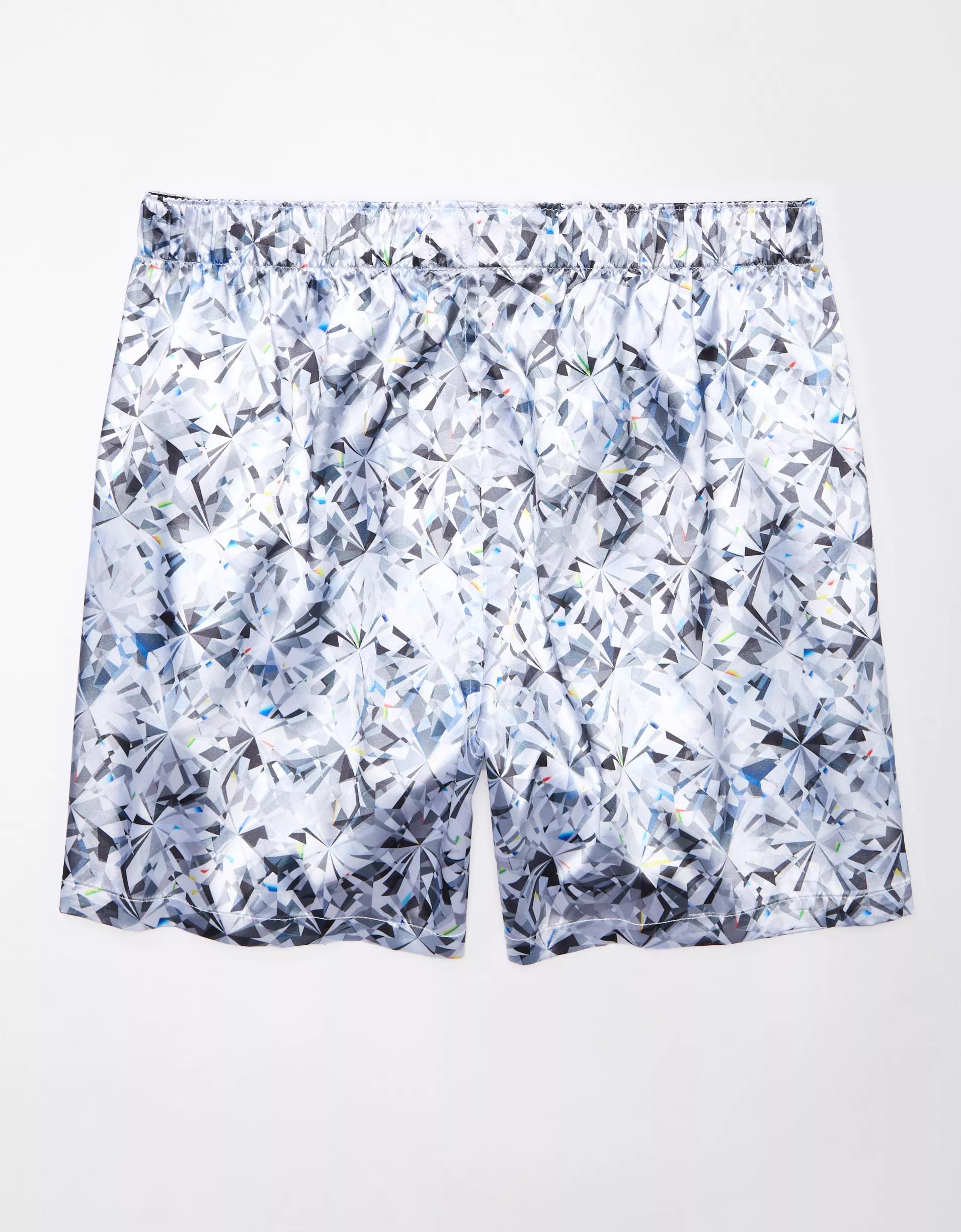 AEO Men's Fields Tapestry Satin Pocket Boxer Short Product Image