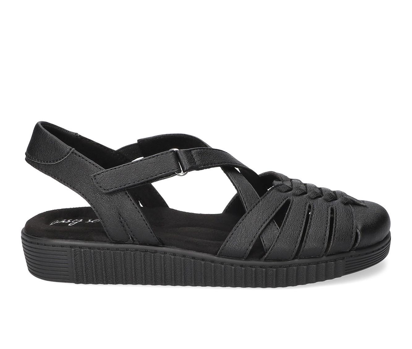 Women's Easy Street Hue Casual Flat Sandals Product Image