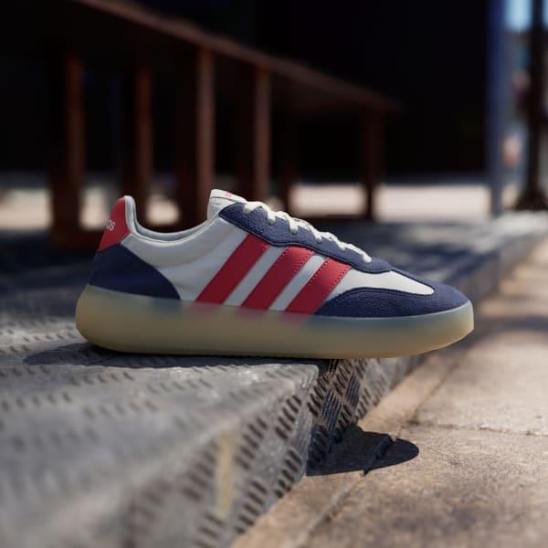 adidas Barreda Decode Men's Sportswear Shoes, Size: 12, Utility Yellow Blue Product Image