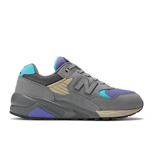 New Balance Mens New Balance 580 - Mens Shoes Grey/Purple/Blue Product Image