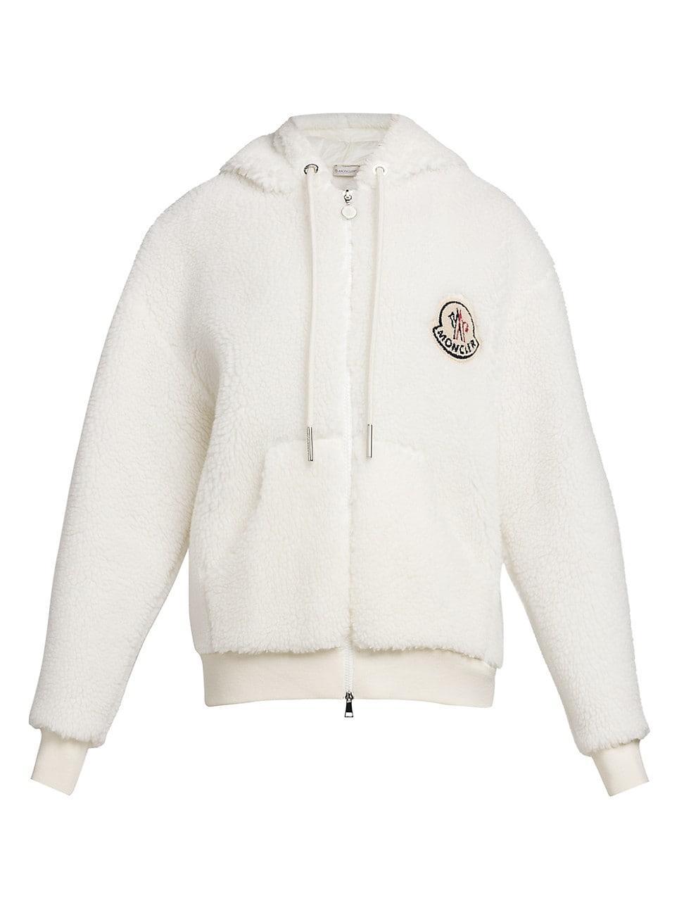 Moncler Teddy Fleece Zip Hoodie Product Image