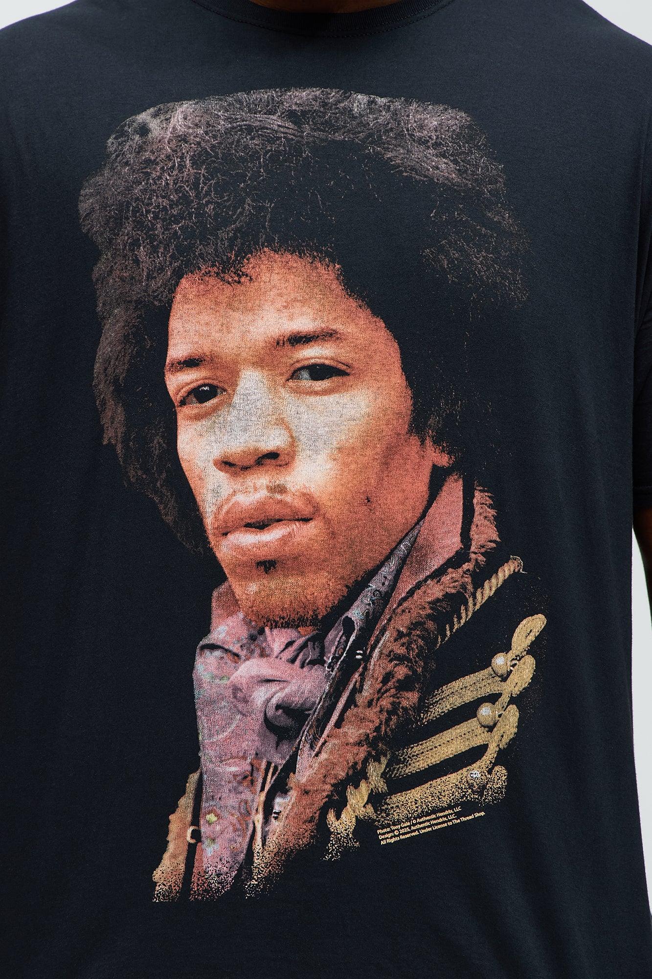 Jimi Hendrix Foxy Lady Short Sleeve Tee - Black Product Image