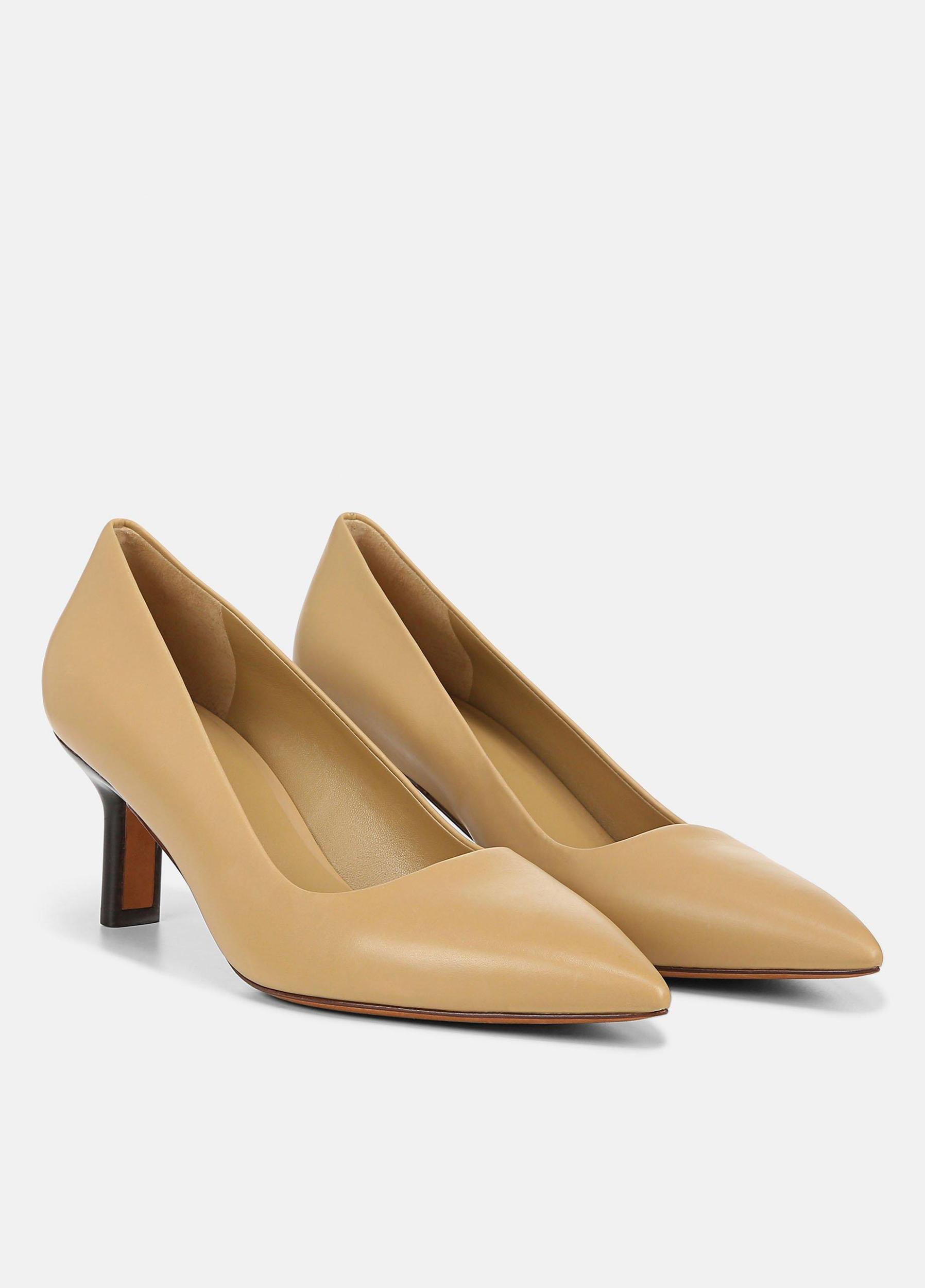 Womens Paris Leather Pump, Husk, Size 9.5 Vince Product Image
