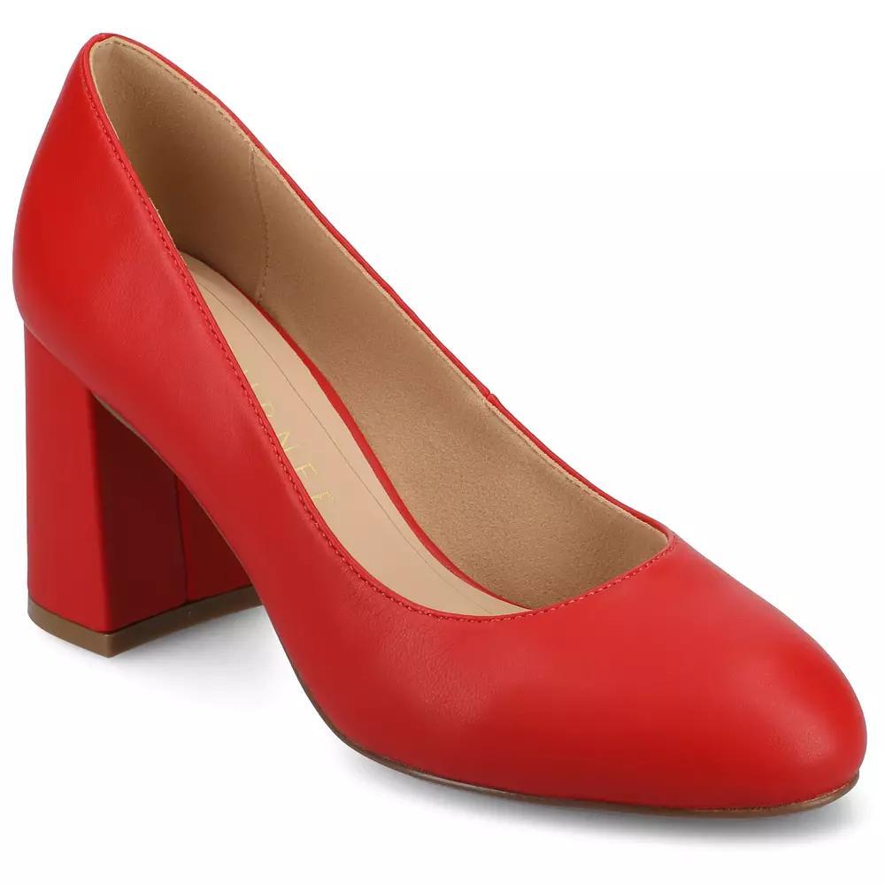 Journee Seraphina Covered Block Heel Womens Shoes Product Image
