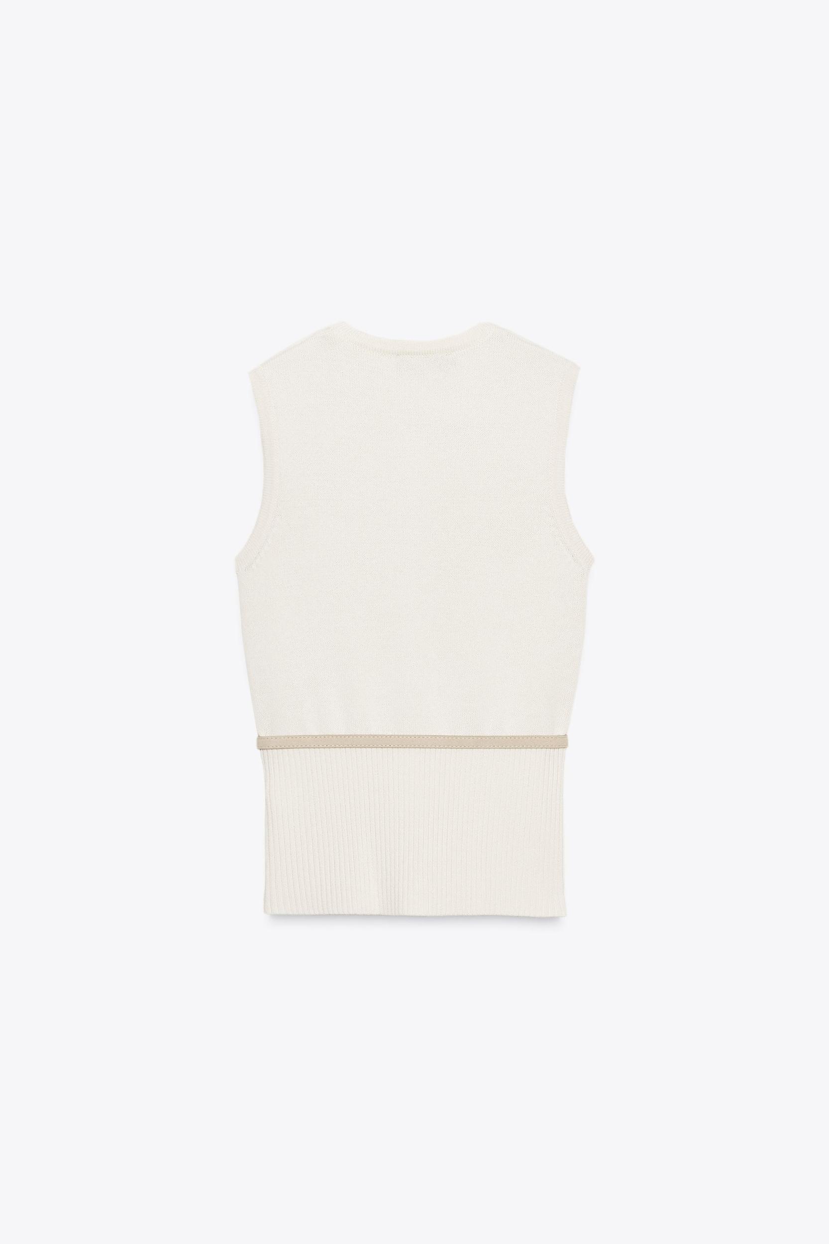 BELTED VEST Product Image
