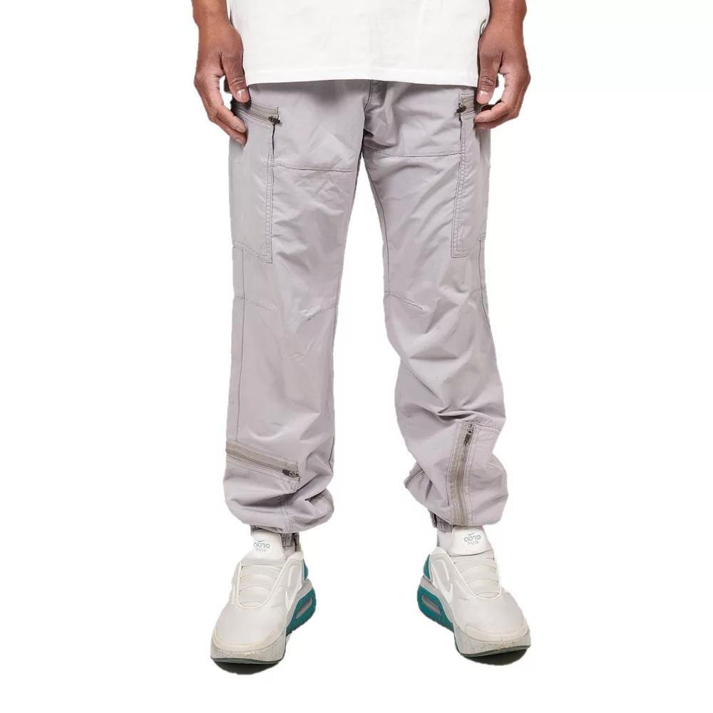 Men's Caliber Denim Co. Stealth Nylon Cargo Joggers, Size: Medium, Gray Product Image