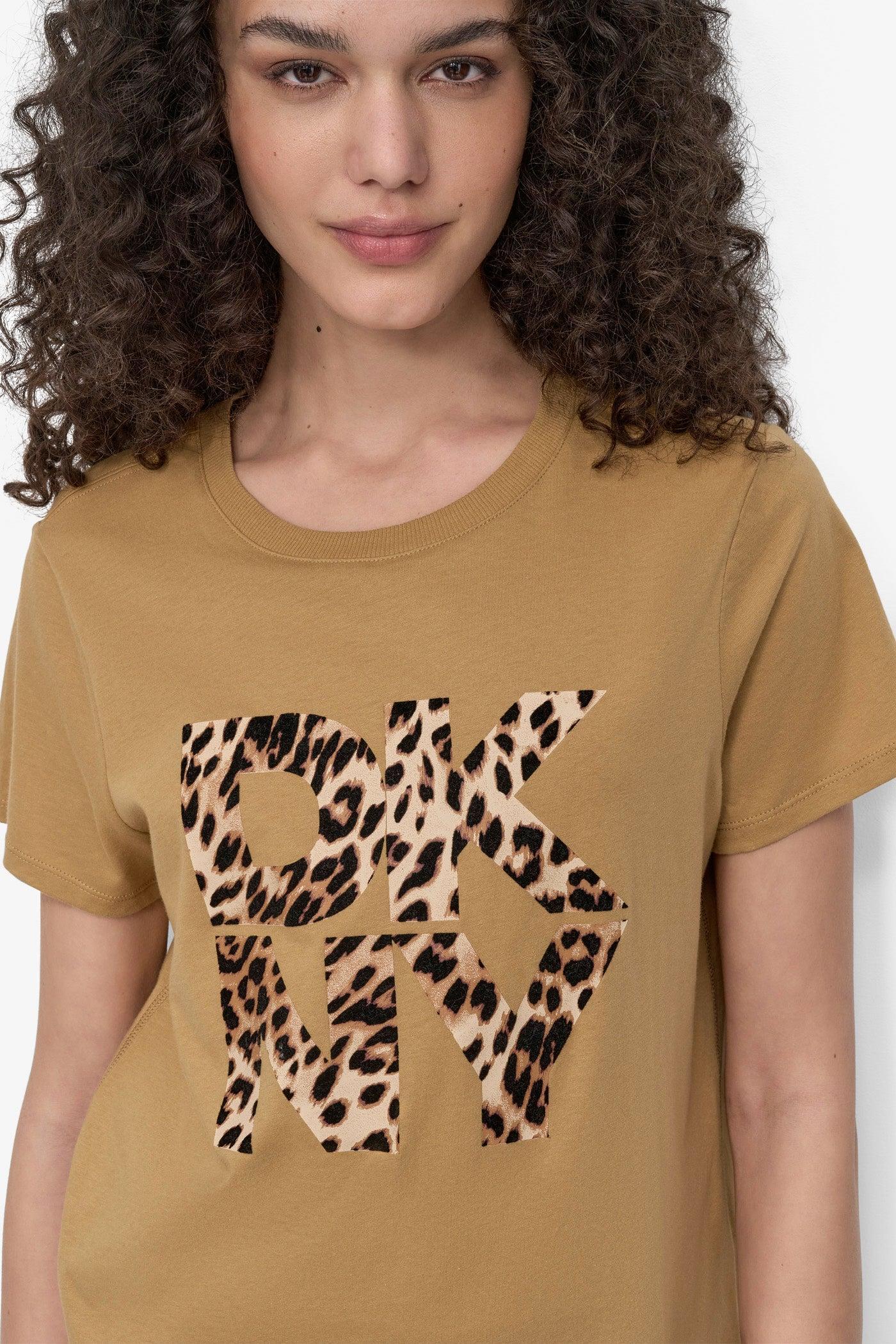 LEOPARD-PRINT LOGO TEE Product Image