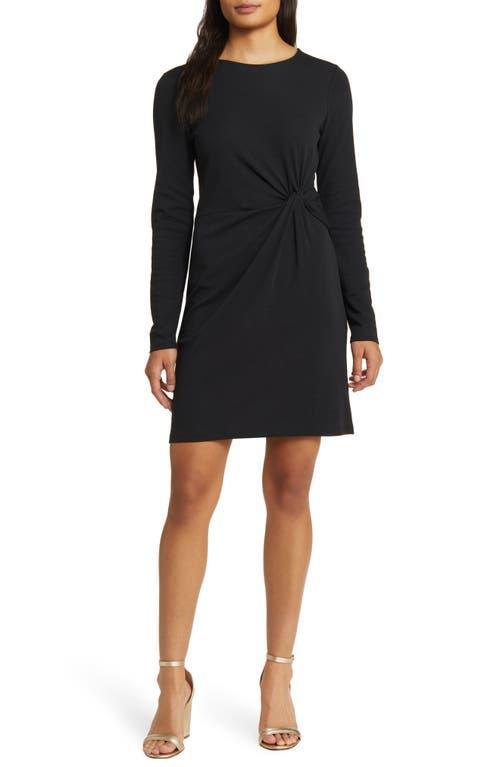 Lilly Pulitzer Lynn Long Sleeve Twist Dr (Onyx) Women's Dress Product Image
