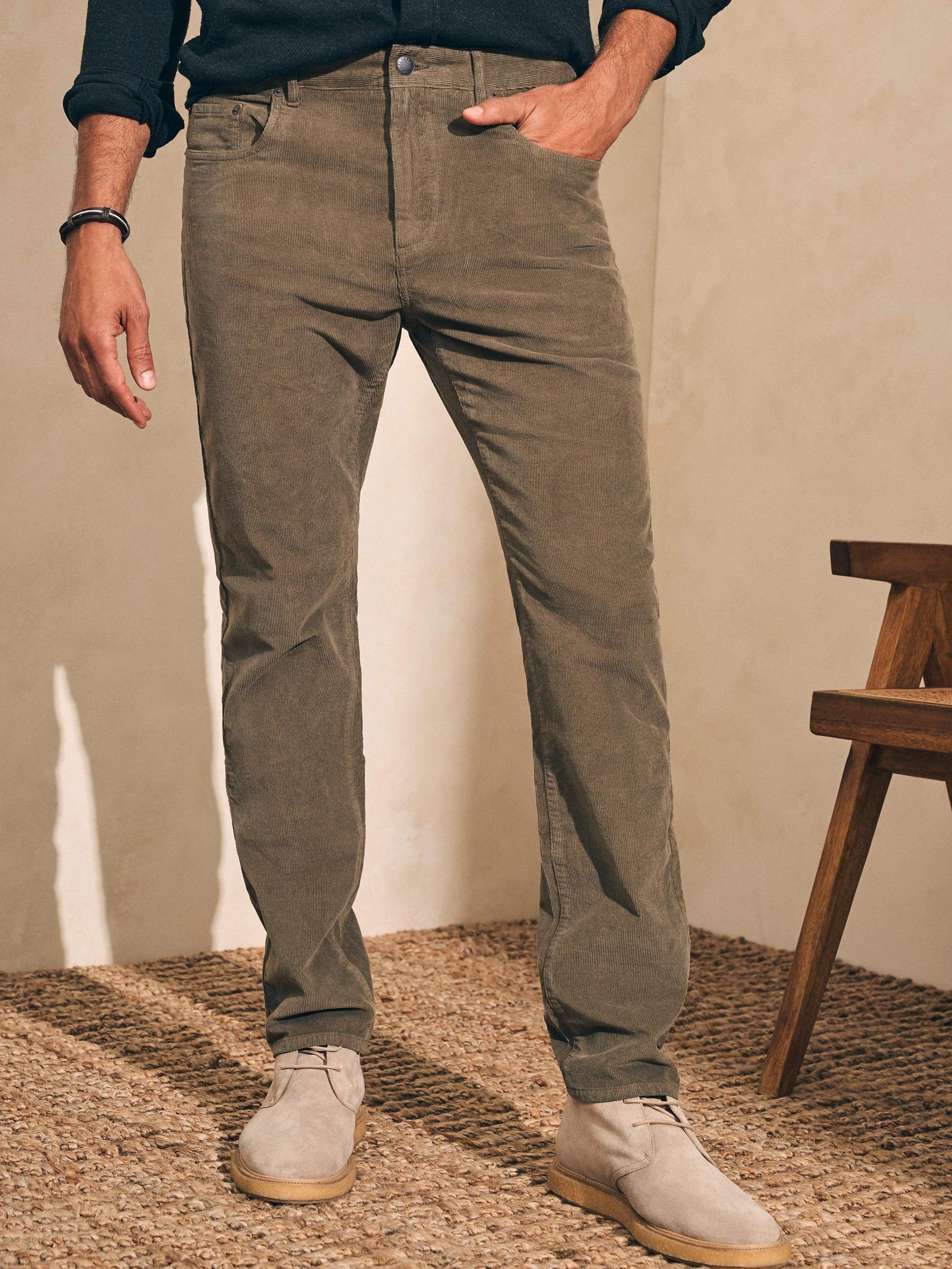 Stretch Corduroy 5-Pocket Pant (32" Inseam) - Surplus Olive Male Product Image