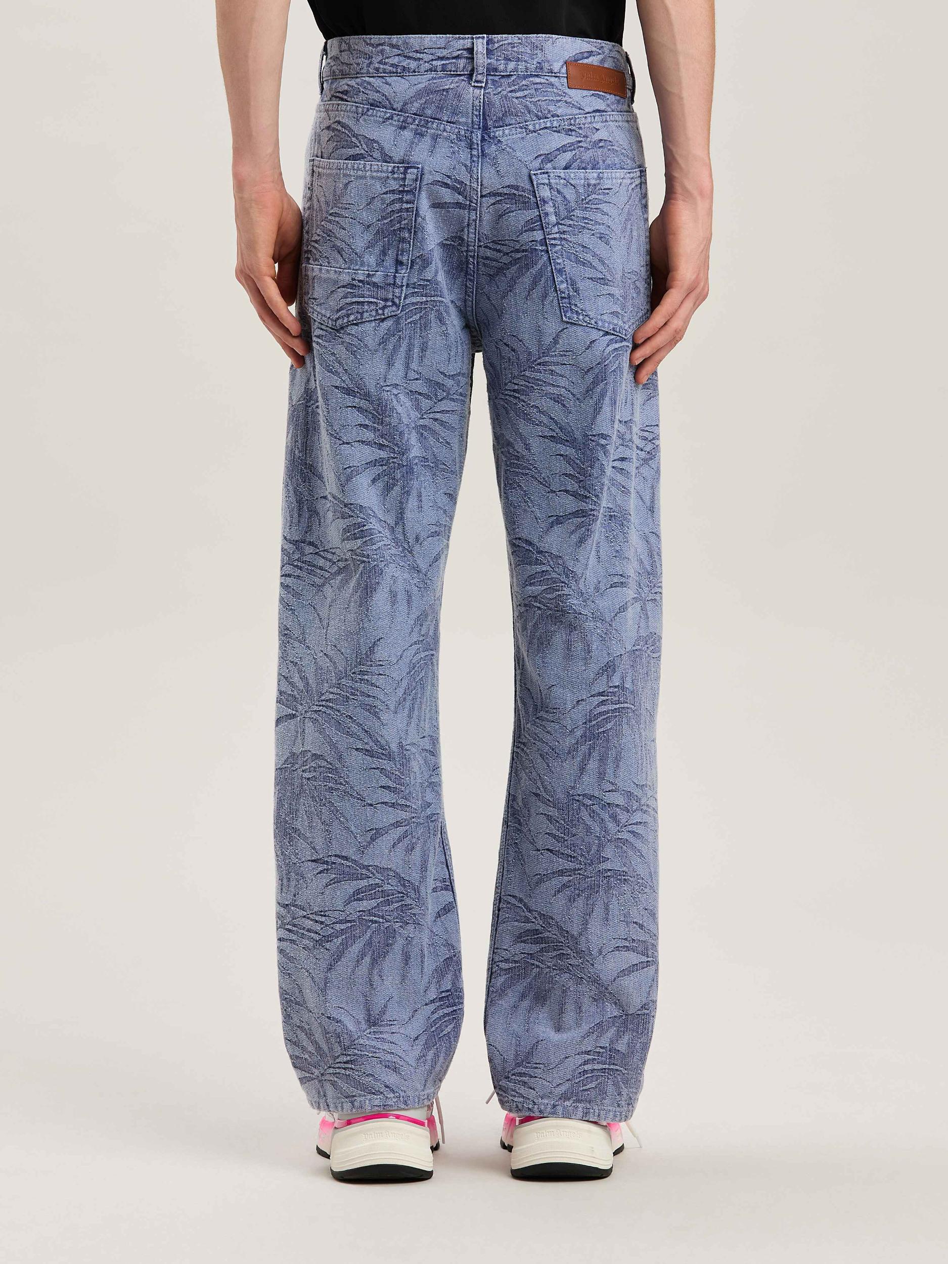 PALMS JACQUARD STRAIGHT 5 PKT LIGHT BLUE Product Image
