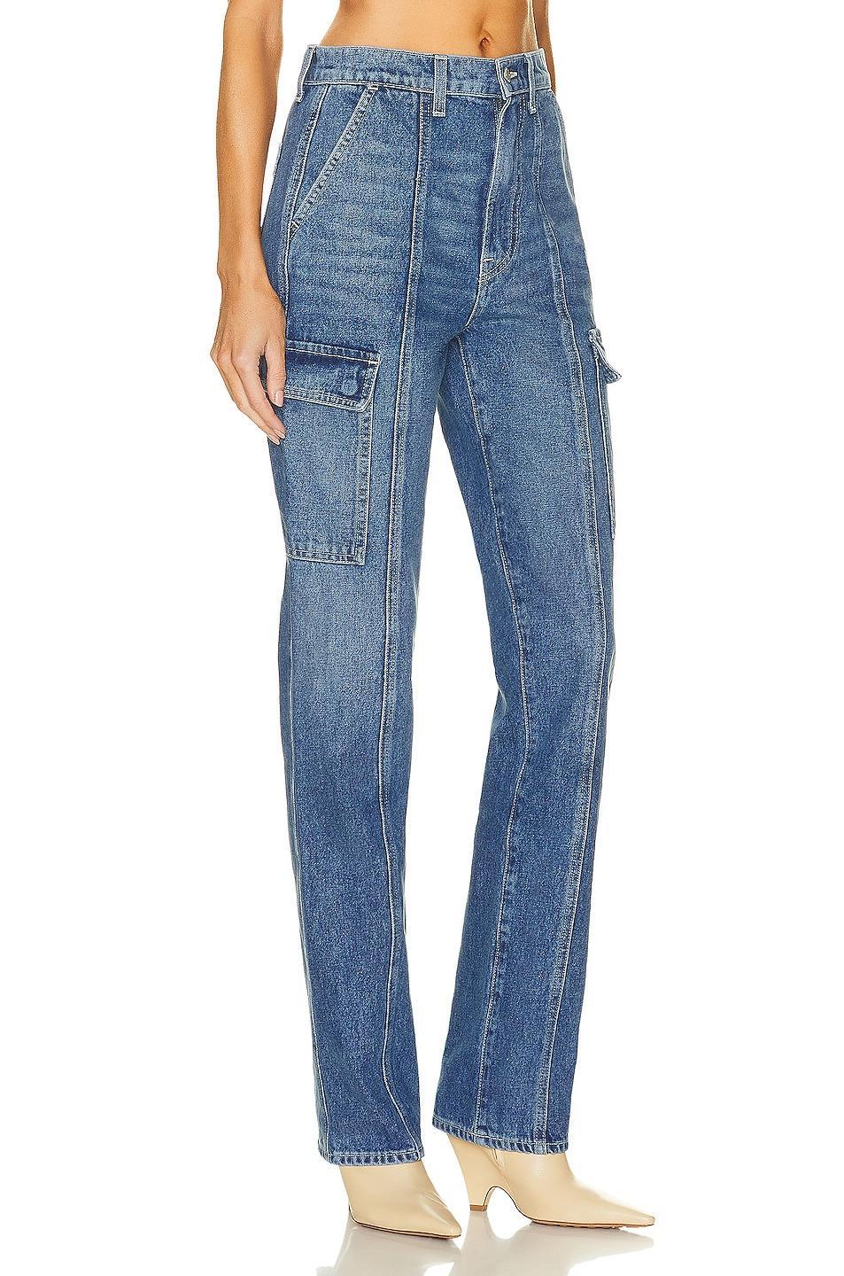 Harper High Rise Slim Cargo GRLFRND Product Image