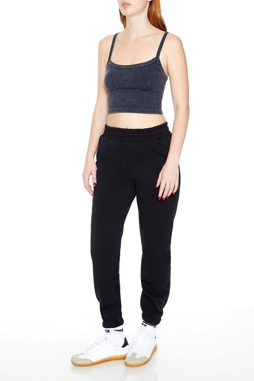 Fleece Mid-Rise Joggers | Forever 21 Product Image