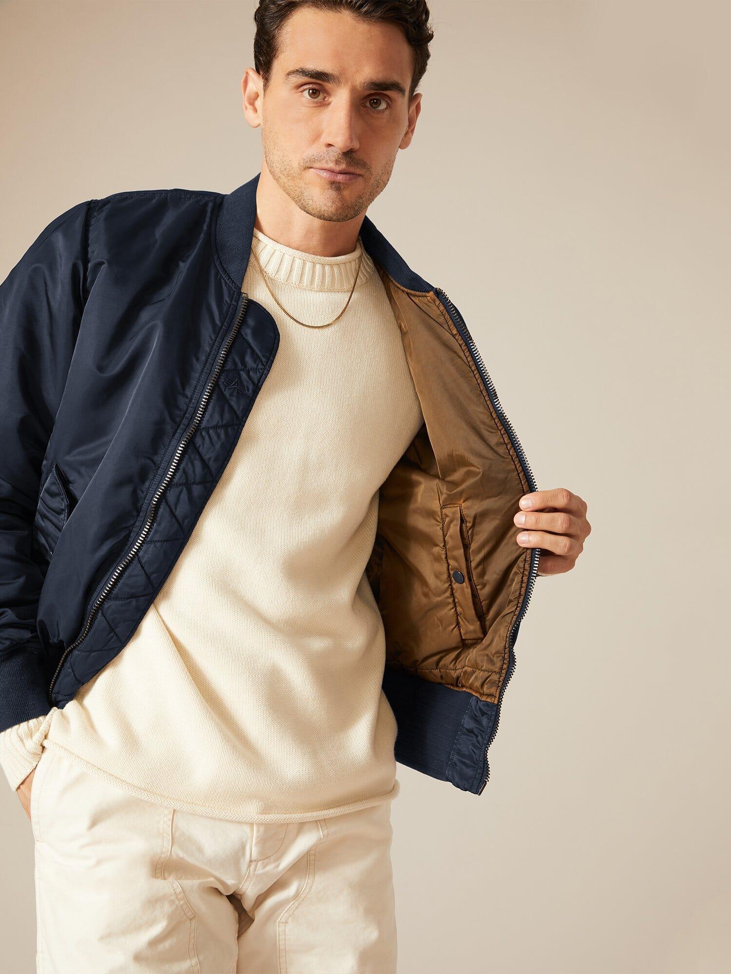 MA-1 BATTLEWASH BOMBER JACKET Male Product Image