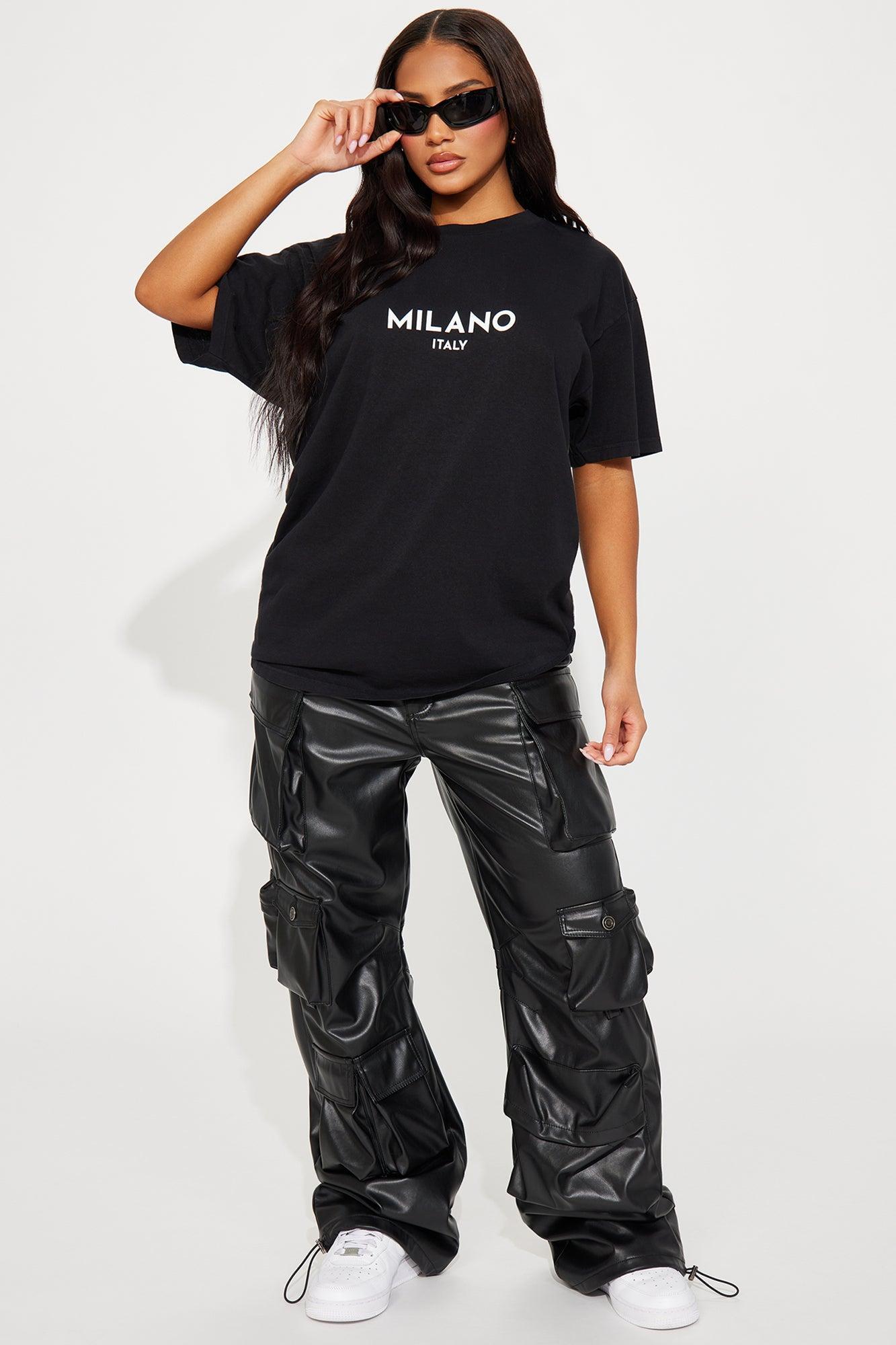 Milano Italy Washed Tee - Black Product Image