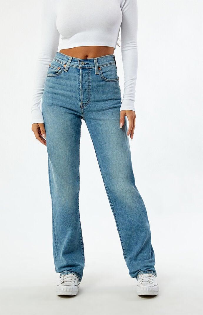 Levi's(r) Womens Ribcage Full Length (Ringing Bells No Dx) Women's Jeans Product Image