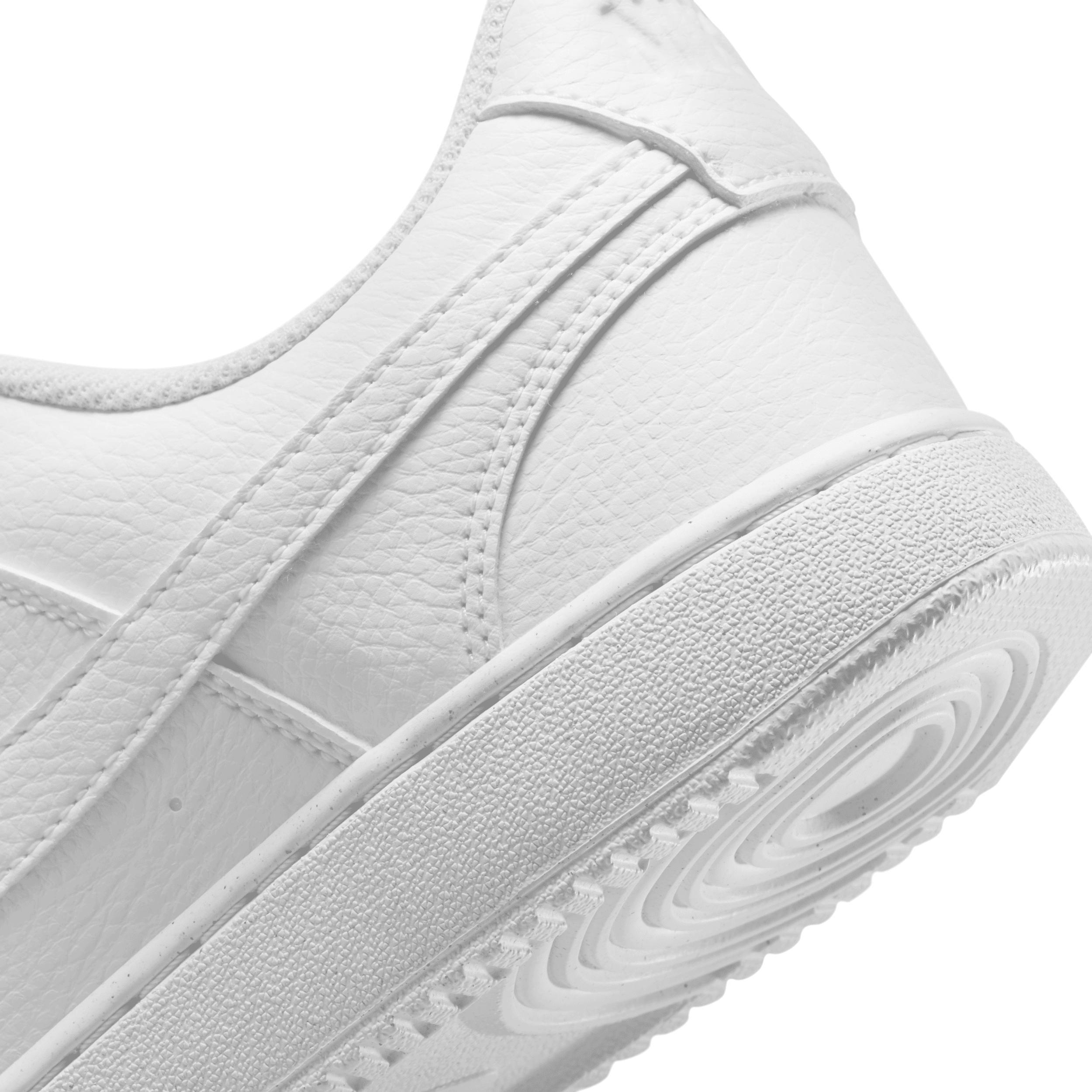 Nike Men's Court Vision Low Next Nature Casual Shoes in Black/Black Size 11.5 Leather Product Image