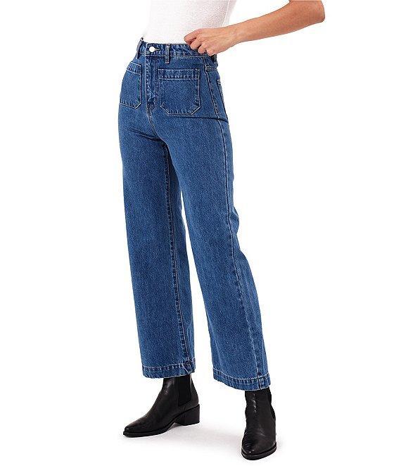 Rolla's Sailor Rigid Denim High Rise Wide Leg Jeans Product Image