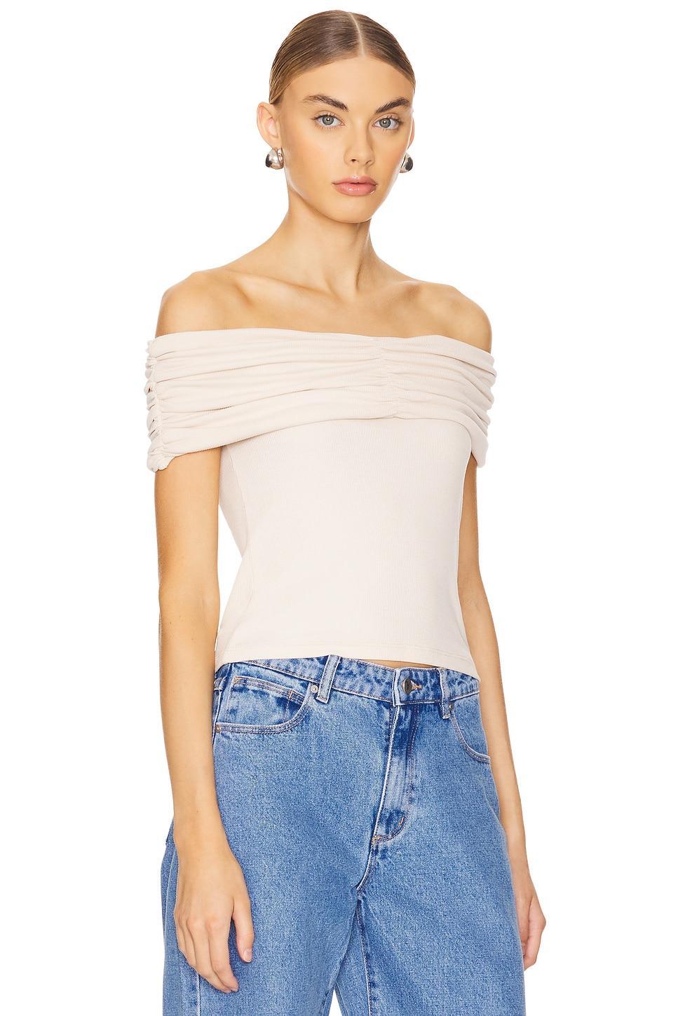 Violet Ribbed Top LNA Product Image