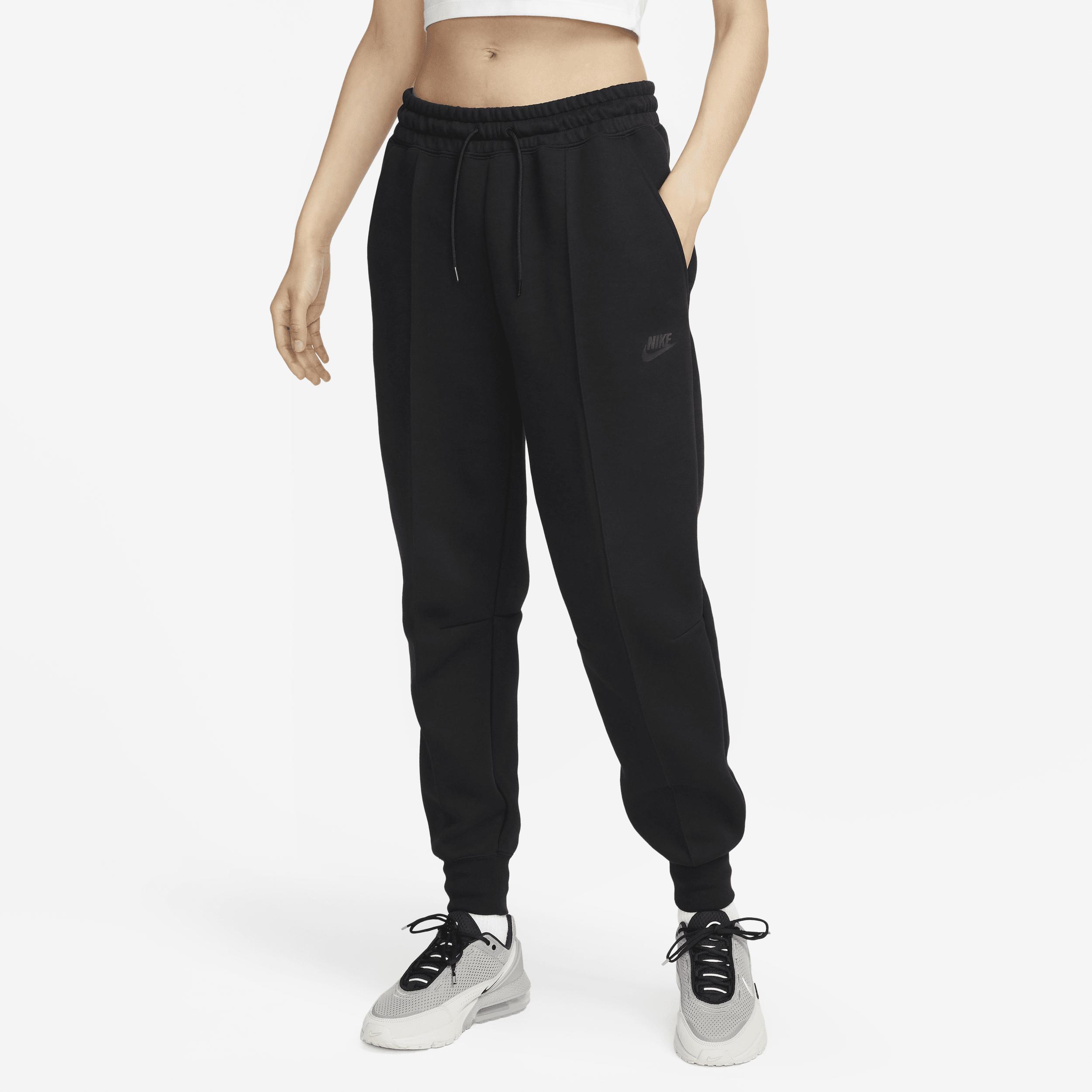Nike Womens Sportswear Tech Fleece Jogger Pants in Black Product Image