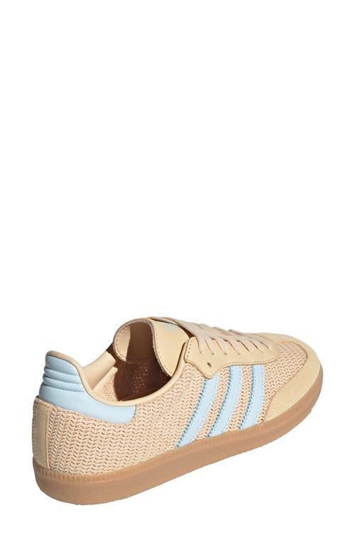adidas Samba OG Sneaker in Sand Strata/Sky Tint at Nordstrom, Size 10.5 Women's Product Image