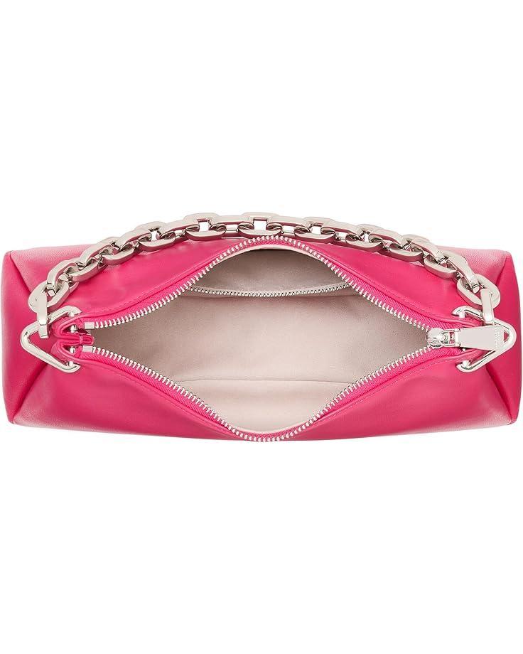 Knott Color-Blocked Pebbled Leather Flap Crossbody Product Image