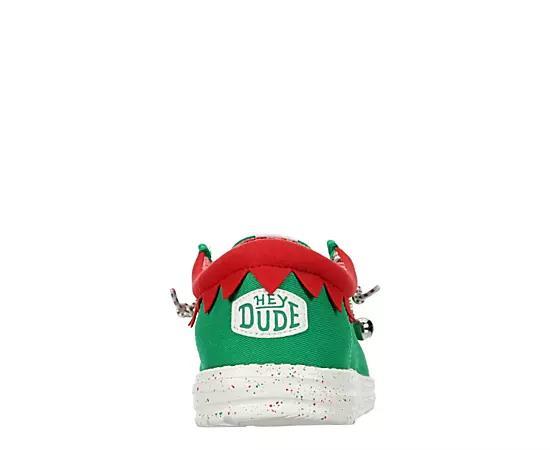 Heydude Mens Wally Holiday Elf Slip On Sneaker Product Image