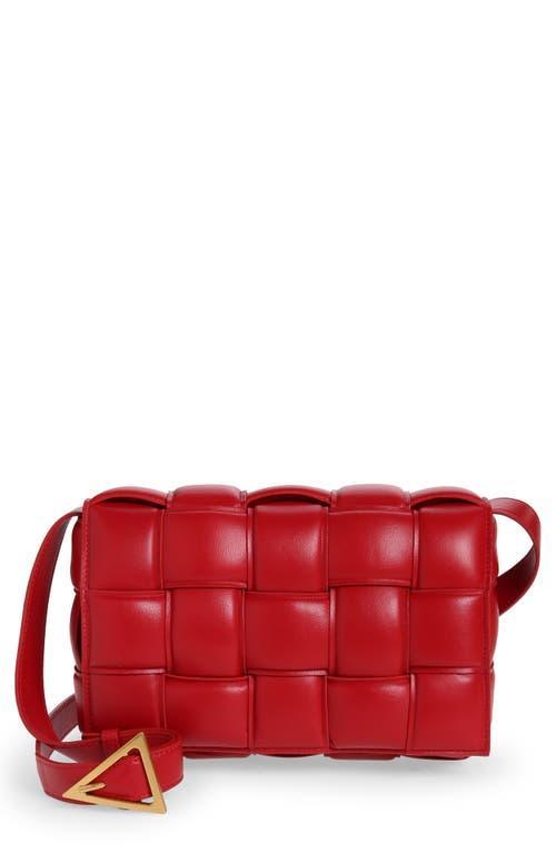 Womens The Cassette Padded Leather Crossbody Bag Product Image