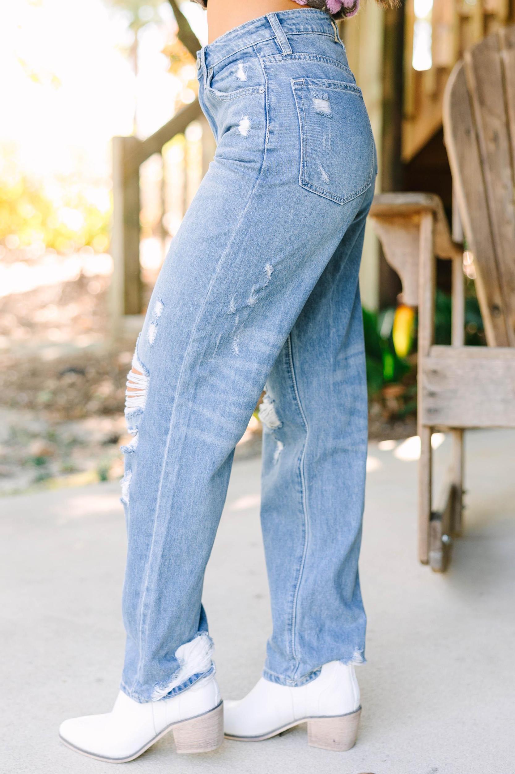 KanCan: Can't Resist Medium Wash Boyfriend Jeans Female Product Image