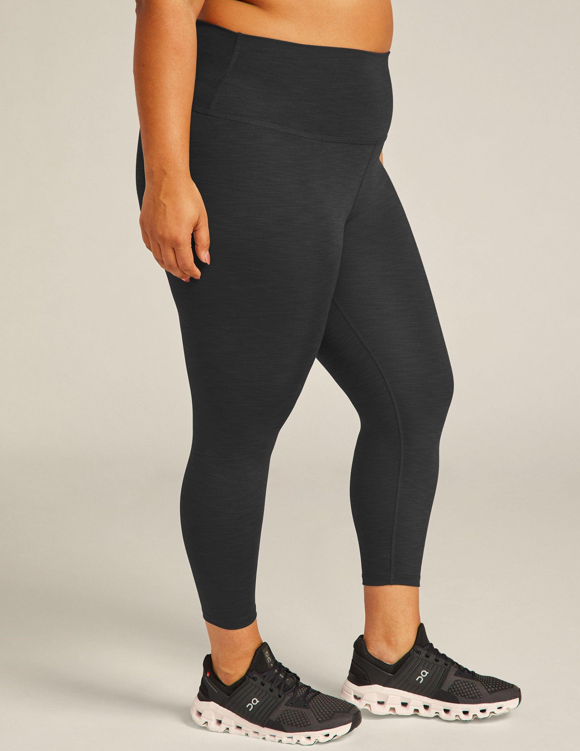 Heather Rib High Waisted Midi Legging Product Image