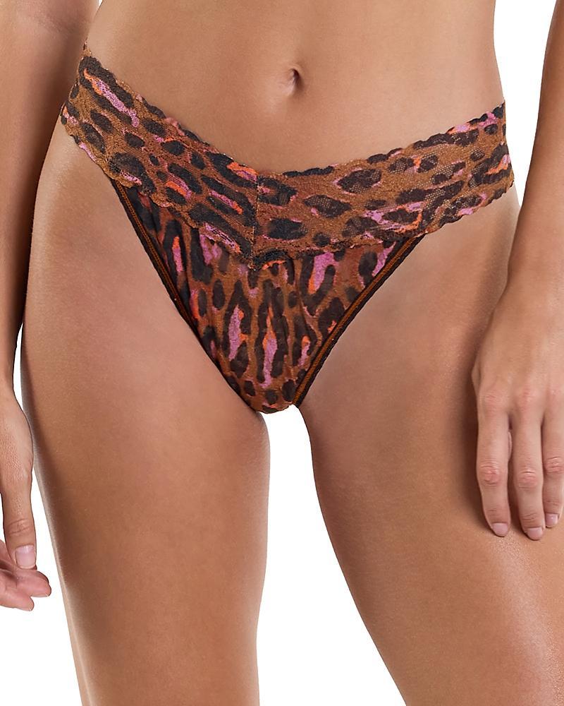 Hanky Panky Signature Lace Printed Original Rise Thong (Staycation) Women's Underwear Product Image