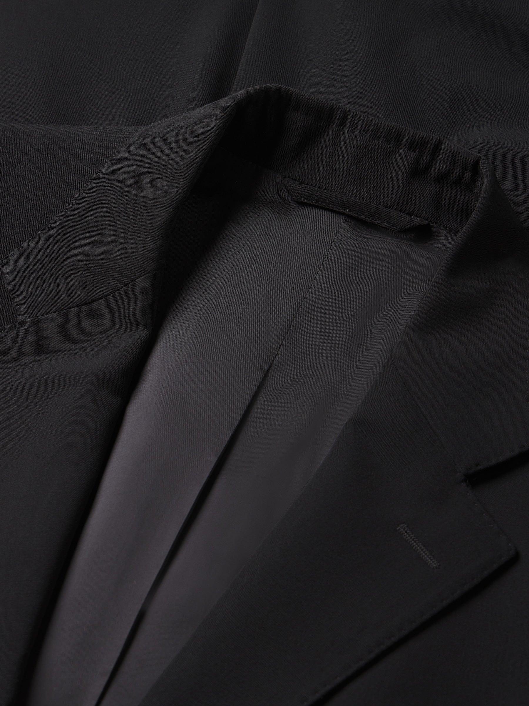 Black Fine Japanese Wool Blazer Product Image