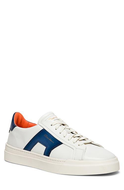 Santoni Mens Double Buckle Lace Up Sneakers Product Image