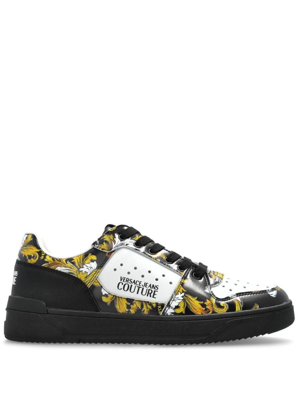 Barocco-print sneakers Product Image