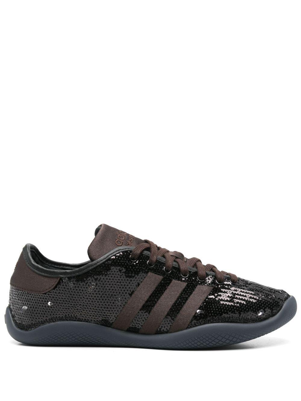 ADIDAS ORIGINALS Adidas X Wales Bonner X Wales Bonner Karintha Sequin Sneakers In Brown Product Image
