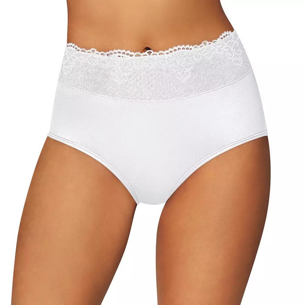 Bali Passion For Comfort Brief Underwear DFPC61, Women's, Black Lace Product Image