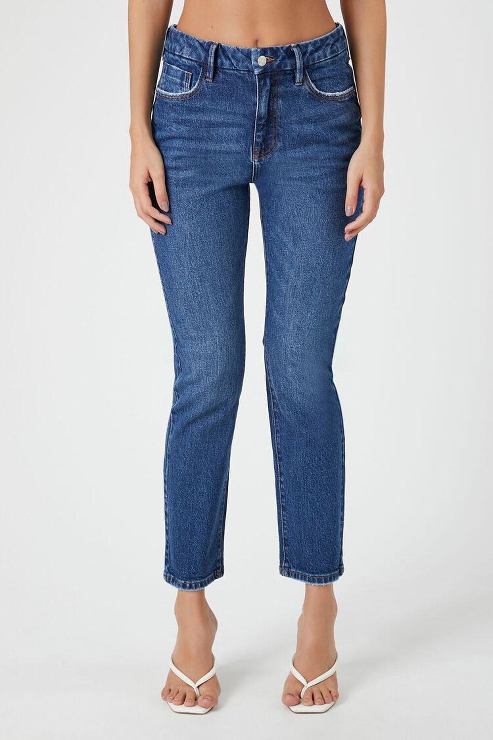 Curvy High-Rise Straight Jeans | Forever 21 Product Image