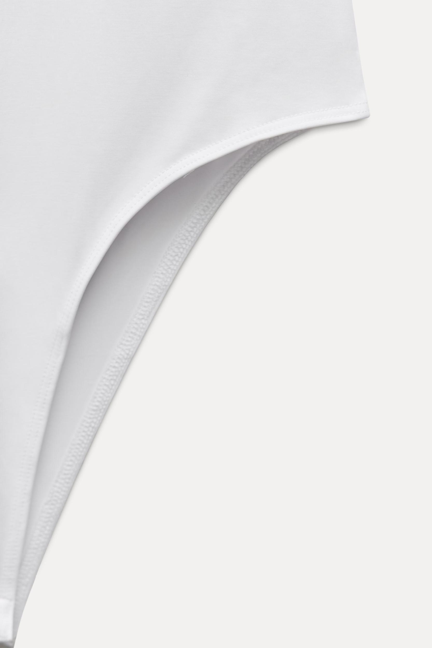 POLYAMIDE HALTER BODYSUIT Product Image